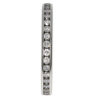 TIFFANY&Co. Channel Full Eternity Diamond Ring Platinum PT950 Ladies [Used]