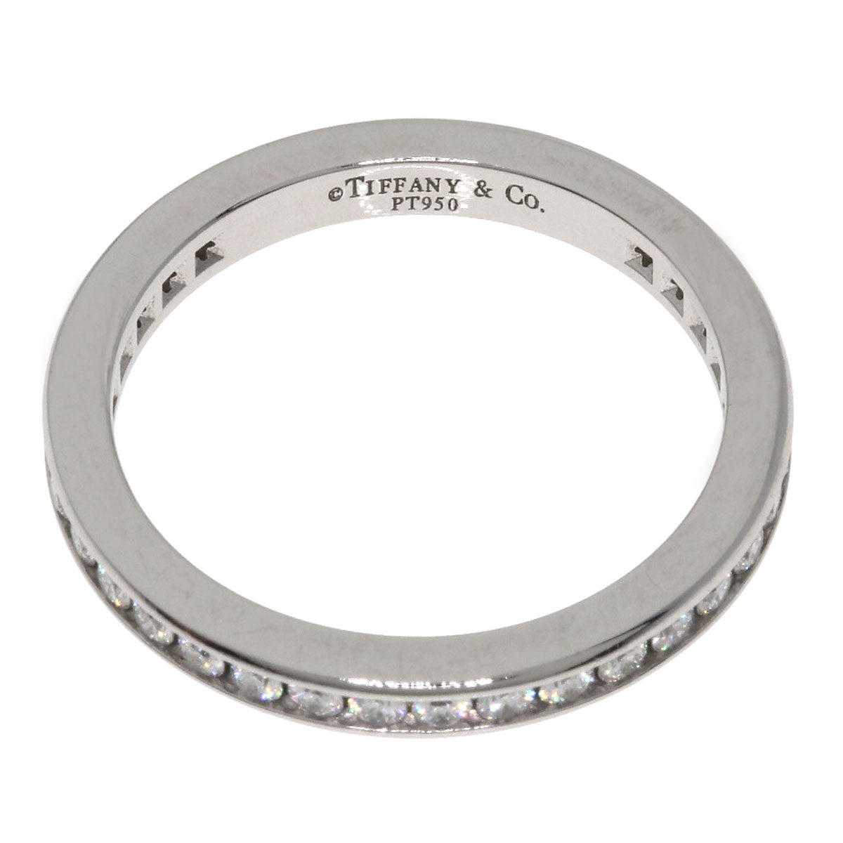 TIFFANY&Co. Channel Full Eternity Diamond Ring Platinum PT950 Ladies [Used]