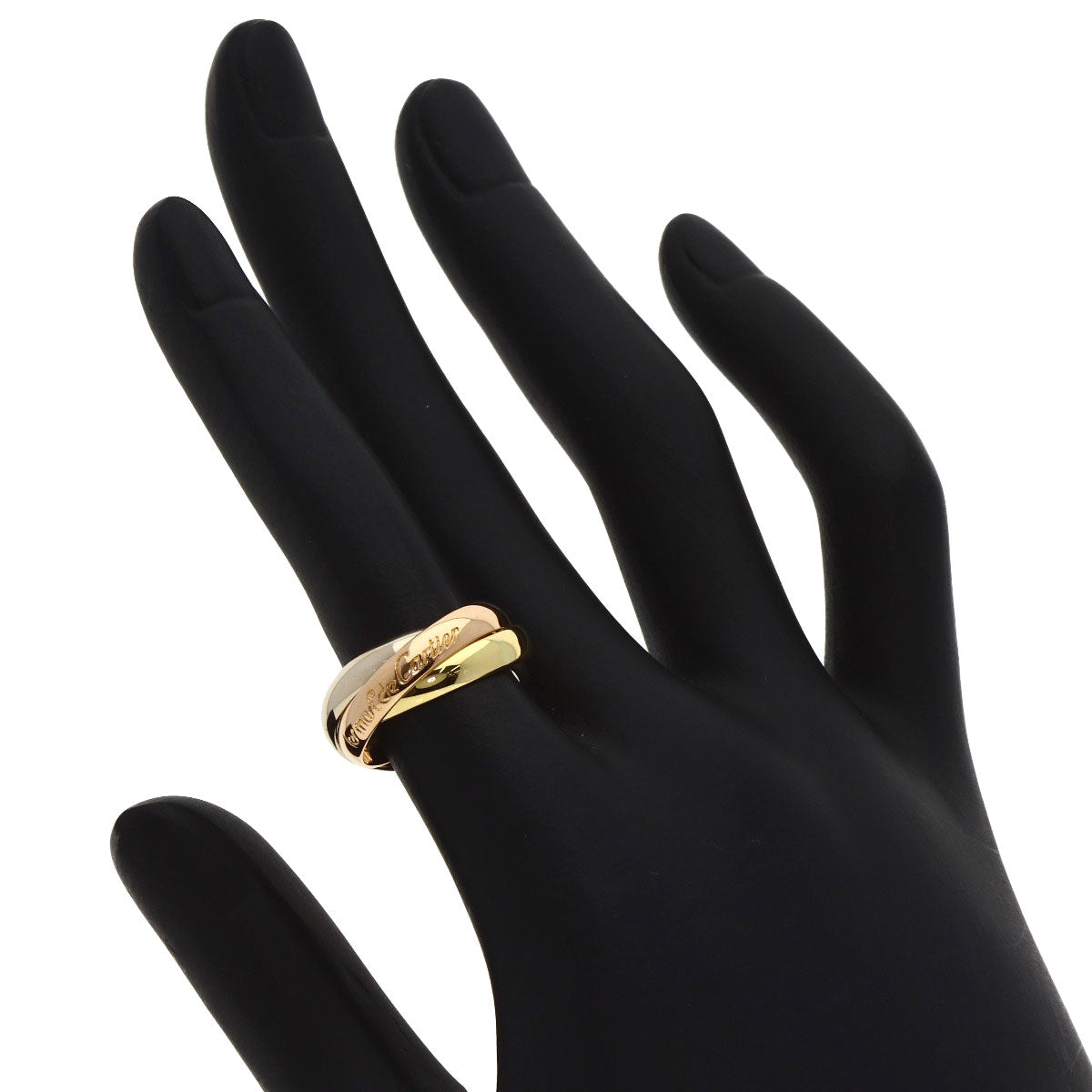 CARTIER Trinity #49 Ring K18 Yellow Gold K18 White GoldLadies [Used]