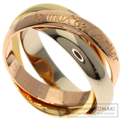 CARTIER Trinity #48 Ring K18 Yellow Gold K18 White GoldLadies [Used]