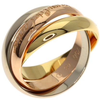 CARTIER Trinity #48 Ring K18 Yellow Gold K18 White GoldLadies [Used]