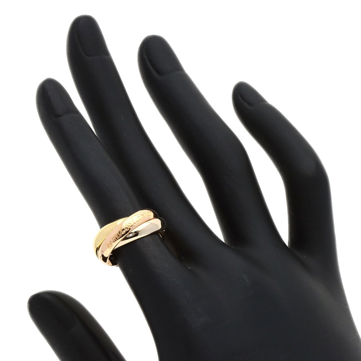 CARTIER Trinity #48 Ring K18 Yellow Gold K18 White GoldLadies [Used]