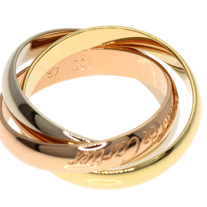 CARTIER Trinity #48 Ring K18 Yellow Gold K18 White GoldLadies [Used]