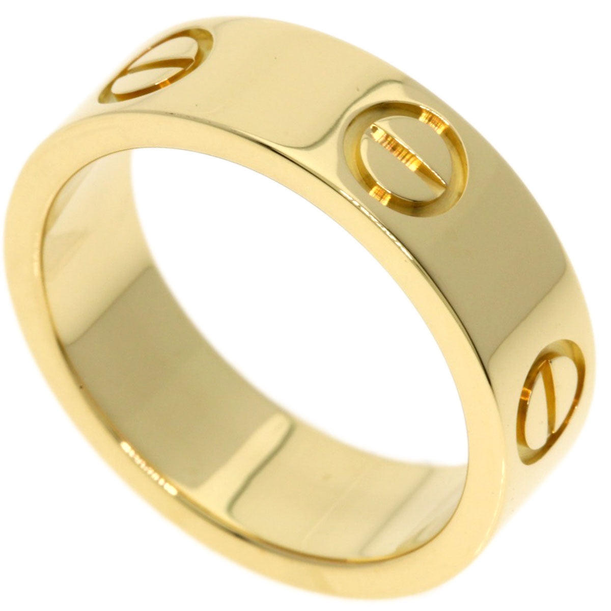 CARTIER love ring #48 Ring K18 Yellow Gold Ladies [Used]