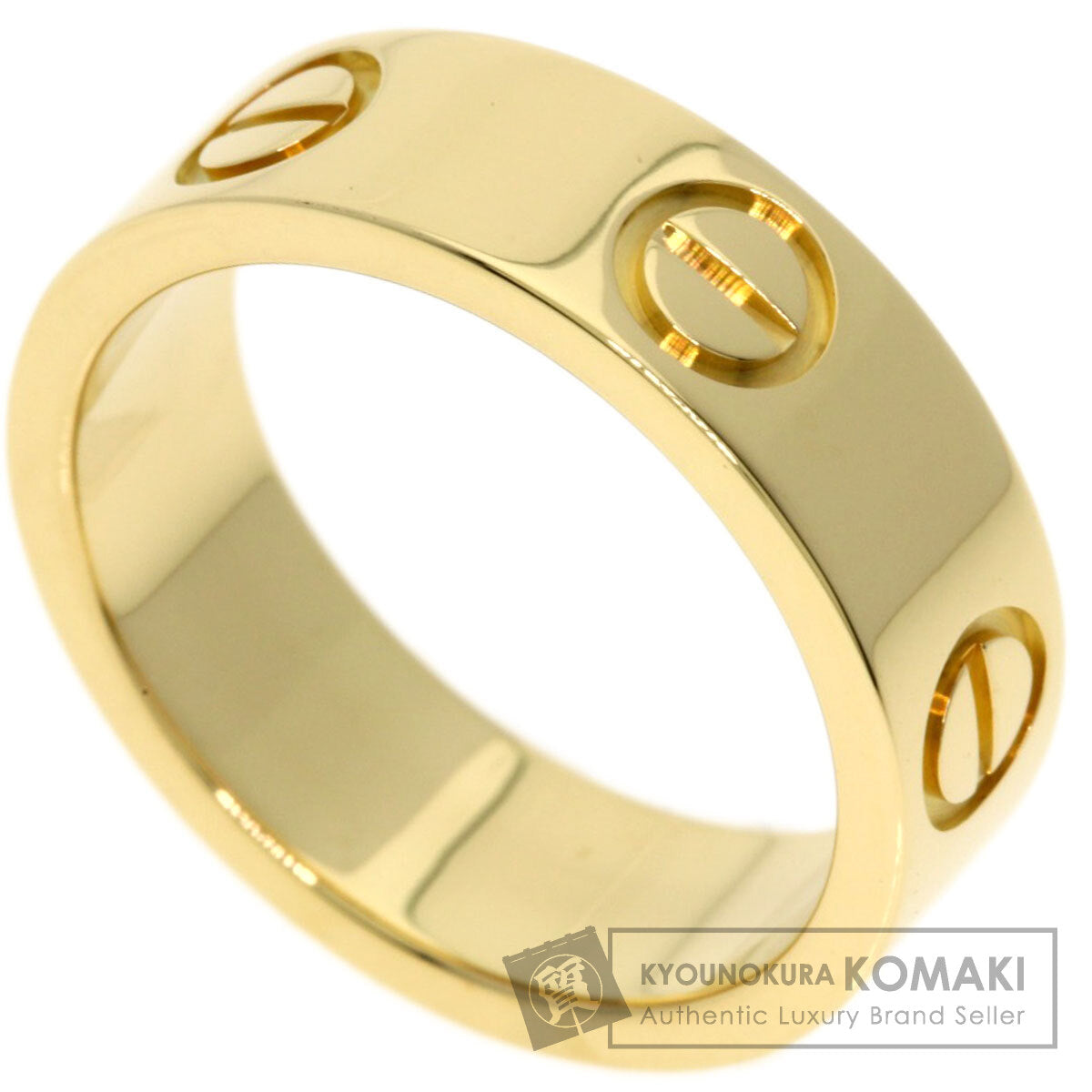 CARTIER love ring #48 Ring K18 Yellow Gold Ladies [Used]