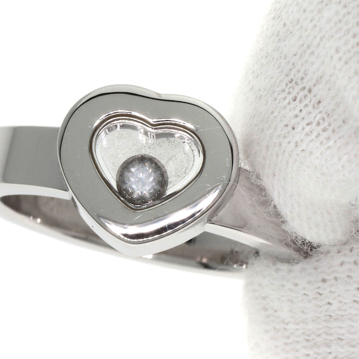 Chopard Happy diamond Ring K18 White Gold Ladies [Used]