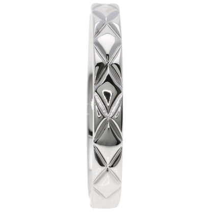 CHANEL Matelasse #64 Ring K18 White Gold Ladies [Used]