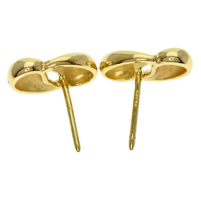 TIFFANY&Co. Double teardrop earring K18 Yellow Gold Ladies [Used]