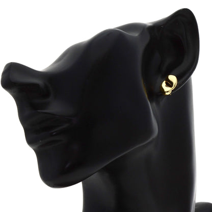 TIFFANY&Co. Double teardrop earring K18 Yellow Gold Ladies [Used]