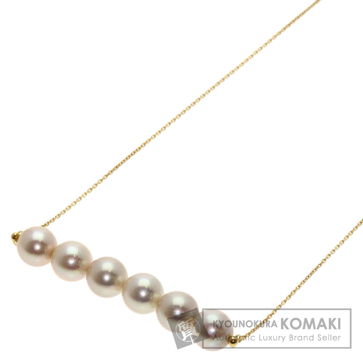 Pearl Pearl Necklace K18 Yellow Gold 6.2g　Ladies