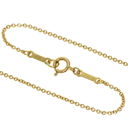 TIFFANY&Co. open teardrop Necklace K18 Yellow Gold Ladies [Used]