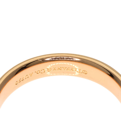 TIFFANY&Co. Flat band Ring K18 Pink Gold Ladies [Used]
