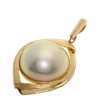 TASAKI Mabe Pearl Pearl Pendant top K14 Pink Gold Ladies [Used]
