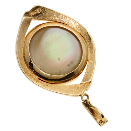 TASAKI Mabe Pearl Pearl Pendant top K14 Pink Gold Ladies [Used]