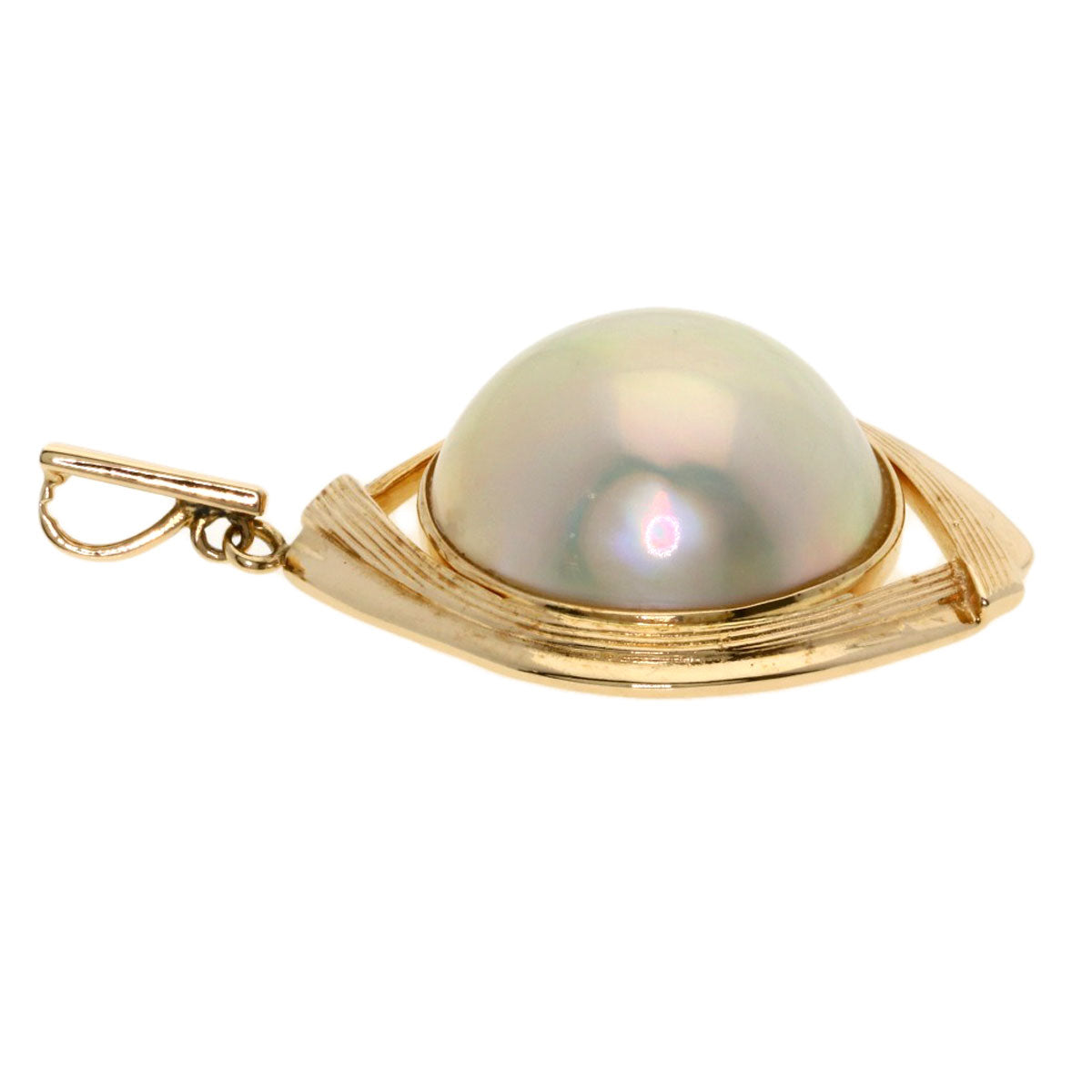 TASAKI Mabe Pearl Pearl Pendant top K14 Pink Gold Ladies [Used]