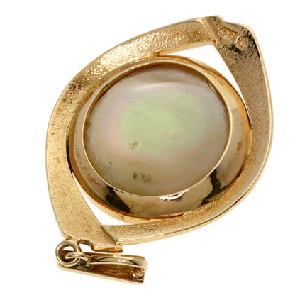 TASAKI Mabe Pearl Pearl Pendant top K14 Pink Gold Ladies [Used]