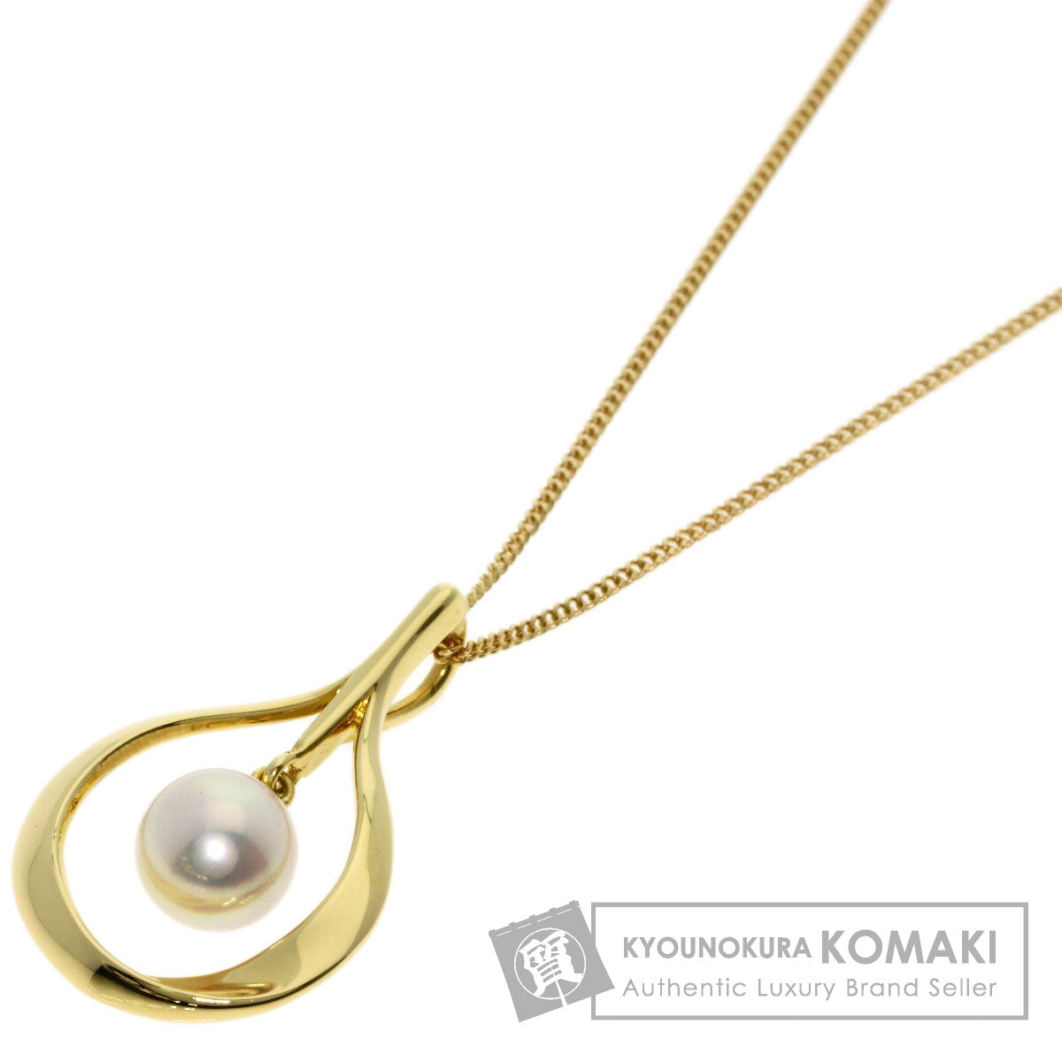 MIKIMOTO Pearl Pearl Necklace K18 Yellow Gold Ladies [Used]