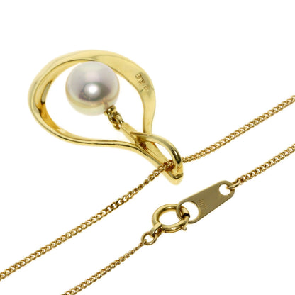 MIKIMOTO Pearl Pearl Necklace K18 Yellow Gold Ladies [Used]