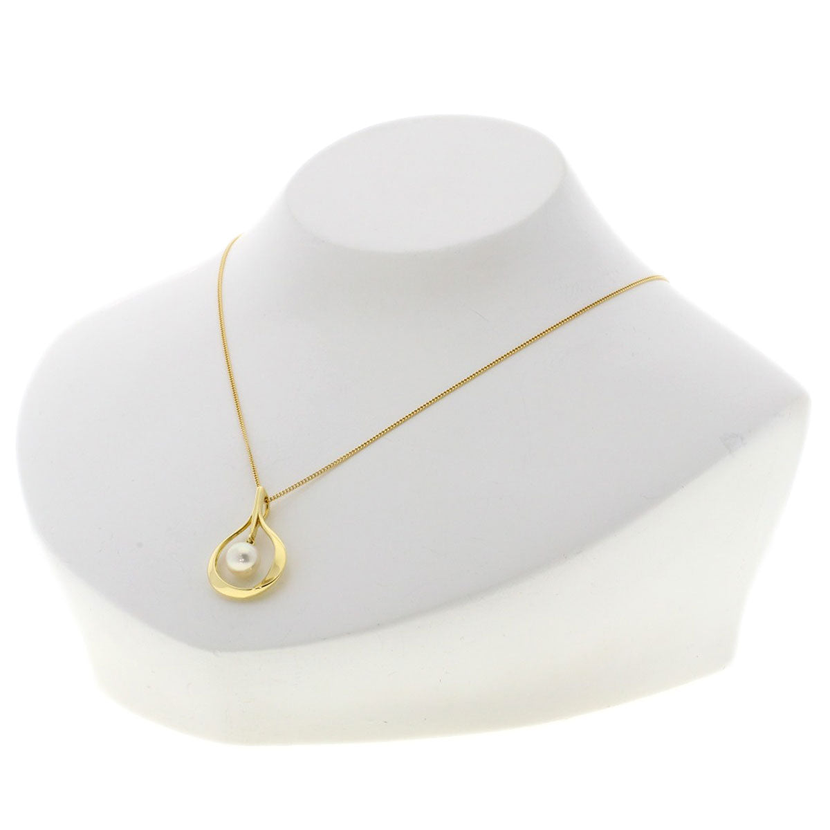 MIKIMOTO Pearl Pearl Necklace K18 Yellow Gold Ladies [Used]