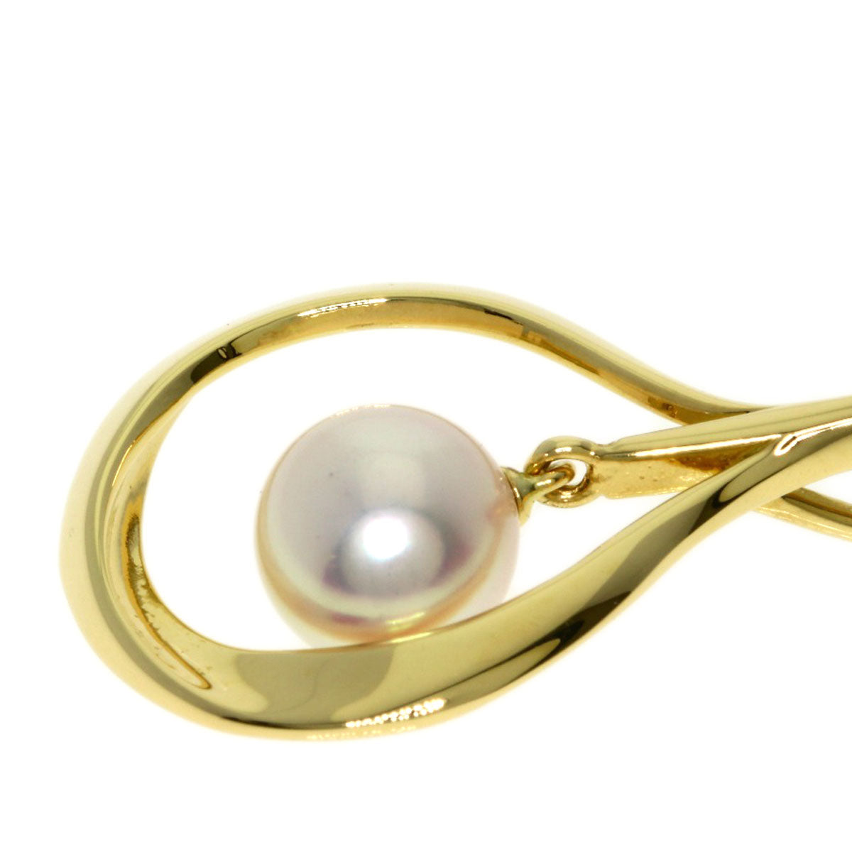 MIKIMOTO Pearl Pearl Necklace K18 Yellow Gold Ladies [Used]