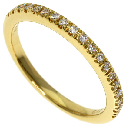 MIKIMOTO Half Eternity Diamond Ring K18 Yellow Gold Ladies [Used]