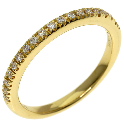 MIKIMOTO Half Eternity Diamond Ring K18 Yellow Gold Ladies [Used]