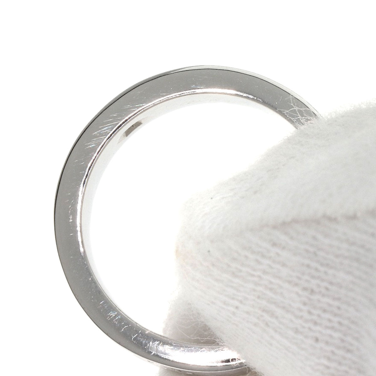 CARTIER love ring 3P Diamond #47 Ring K18 White Gold Ladies [Used]