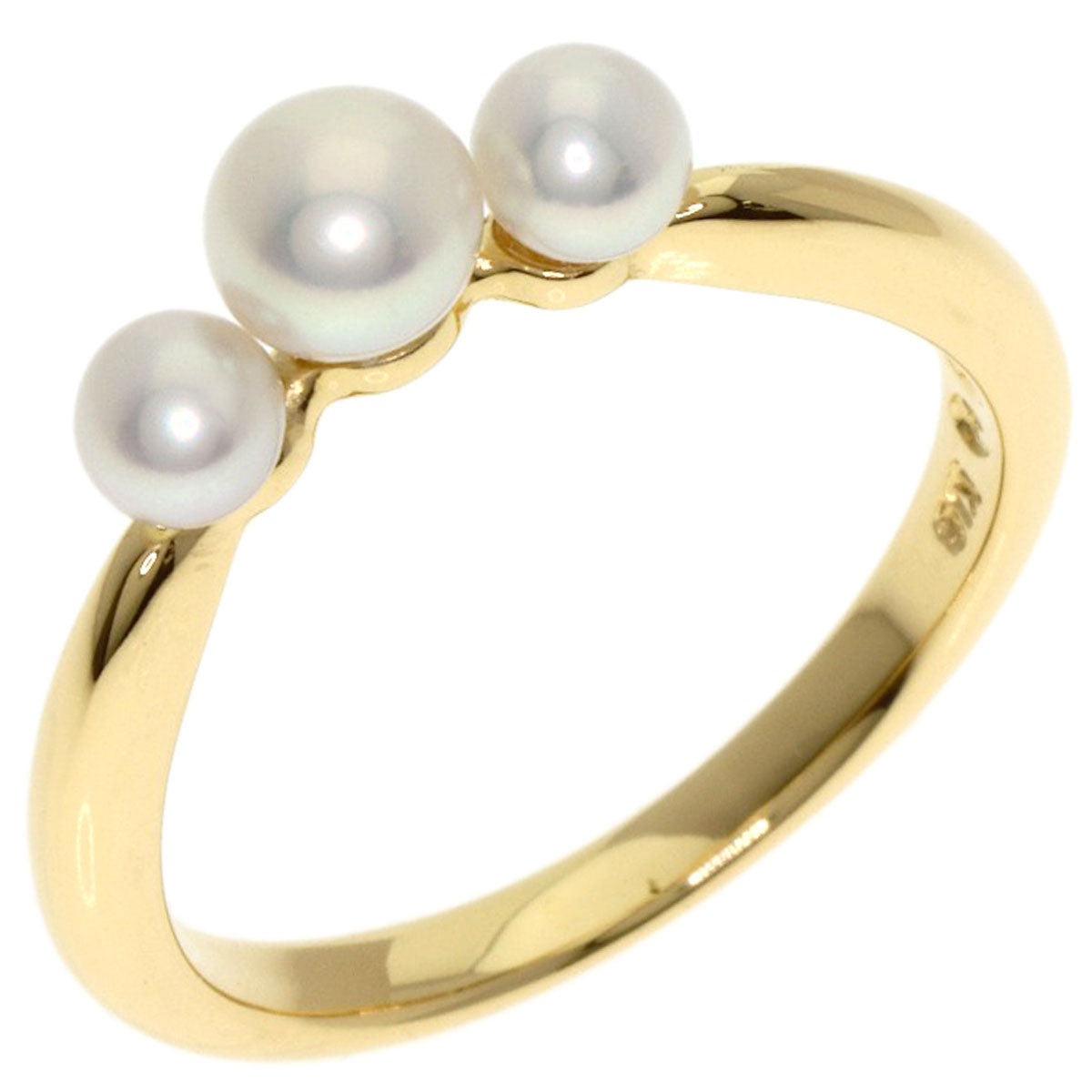 TASAKI Pearl Pearl Ring K18 Yellow Gold Ladies [Used]