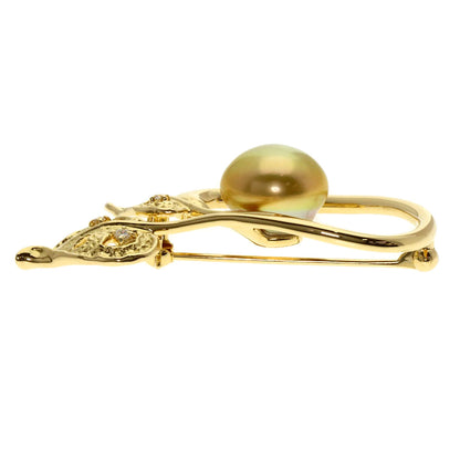 TASAKI Pearl Pearl Brooch K18 Yellow Gold Ladies [Used]