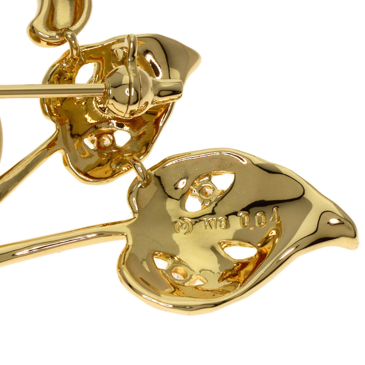 TASAKI Pearl Pearl Brooch K18 Yellow Gold Ladies [Used]