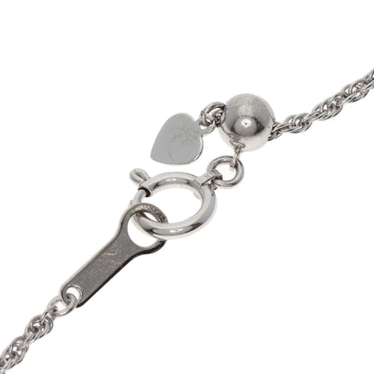 1.4ct 7P Flower Diamond Necklace K18 White Gold 12.4g　Ladies