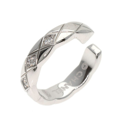 CHANEL Coco Crush Diamond Ear Cuff Earring K18 White Gold Ladies [Used]