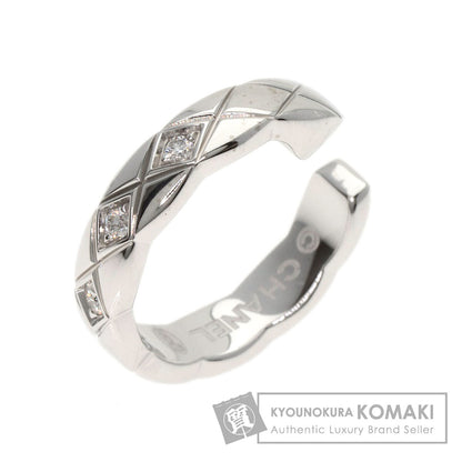 CHANEL Coco Crush Diamond Ear Cuff Earring K18 White Gold Ladies [Used]