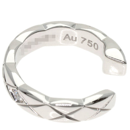 CHANEL Coco Crush Diamond Ear Cuff Earring K18 White Gold Ladies [Used]