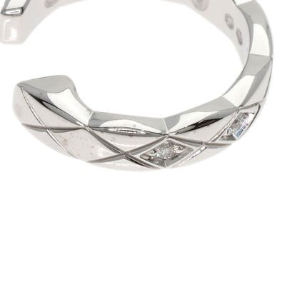 CHANEL Coco Crush Diamond Ear Cuff Earring K18 White Gold Ladies [Used]