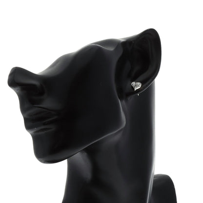 TIFFANY&Co. Sentimental Heart Diamond earring Platinum PT950 Ladies [Used]