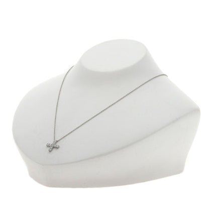 HARRY WINSTON Mini Cross Diamond Necklace Platinum PT950 Ladies [Used]