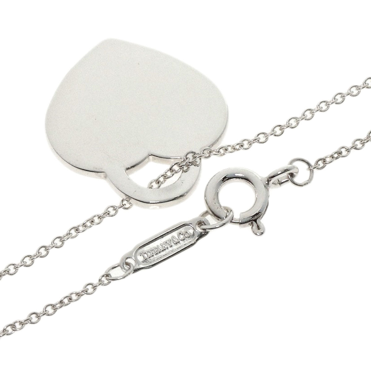 TIFFANY&Co. Return to heart Necklace Silver Ladies [Used]