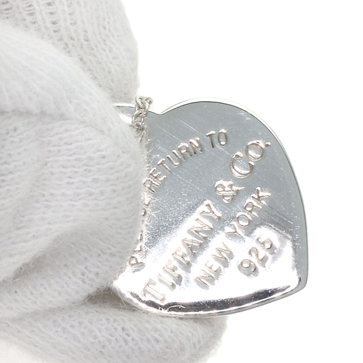 TIFFANY&Co. Return to heart Necklace Silver Ladies [Used]
