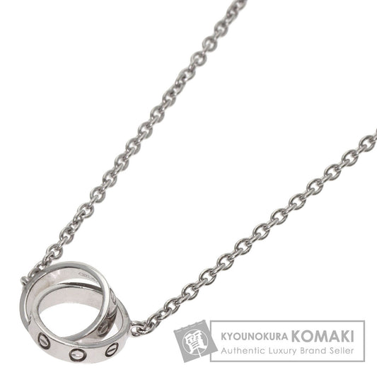 CARTIER baby love Necklace K18 White Gold Ladies [Used]