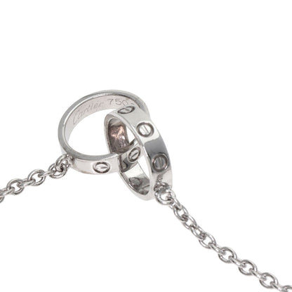 CARTIER baby love Necklace K18 White Gold Ladies [Used]