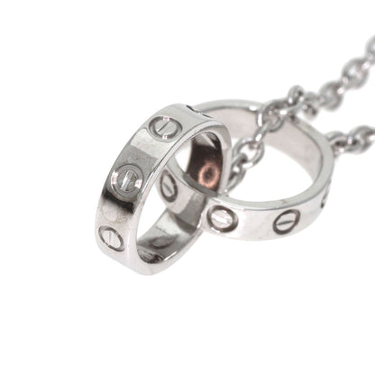 CARTIER baby love Necklace K18 White Gold Ladies [Used]