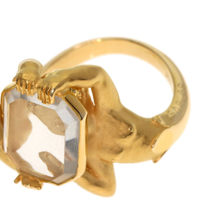 Carrera y Carrera Narcissus's mirror Ring K18 Yellow Gold Ladies [Used]