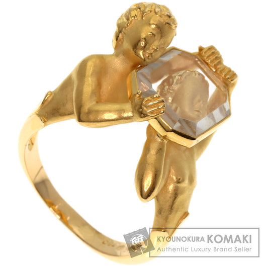 Carrera y Carrera Narcissus's mirror Ring K18 Yellow Gold Ladies [Used]