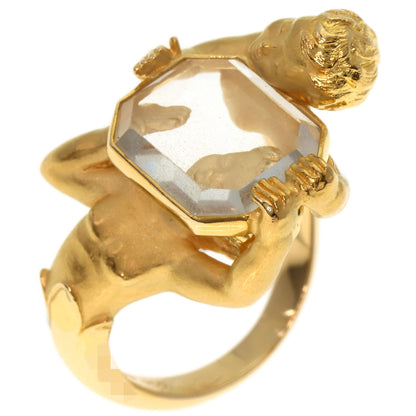 Carrera y Carrera Narcissus's mirror Ring K18 Yellow Gold Ladies [Used]
