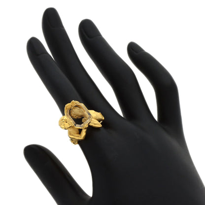 Carrera y Carrera Narcissus's mirror Ring K18 Yellow Gold Ladies [Used]