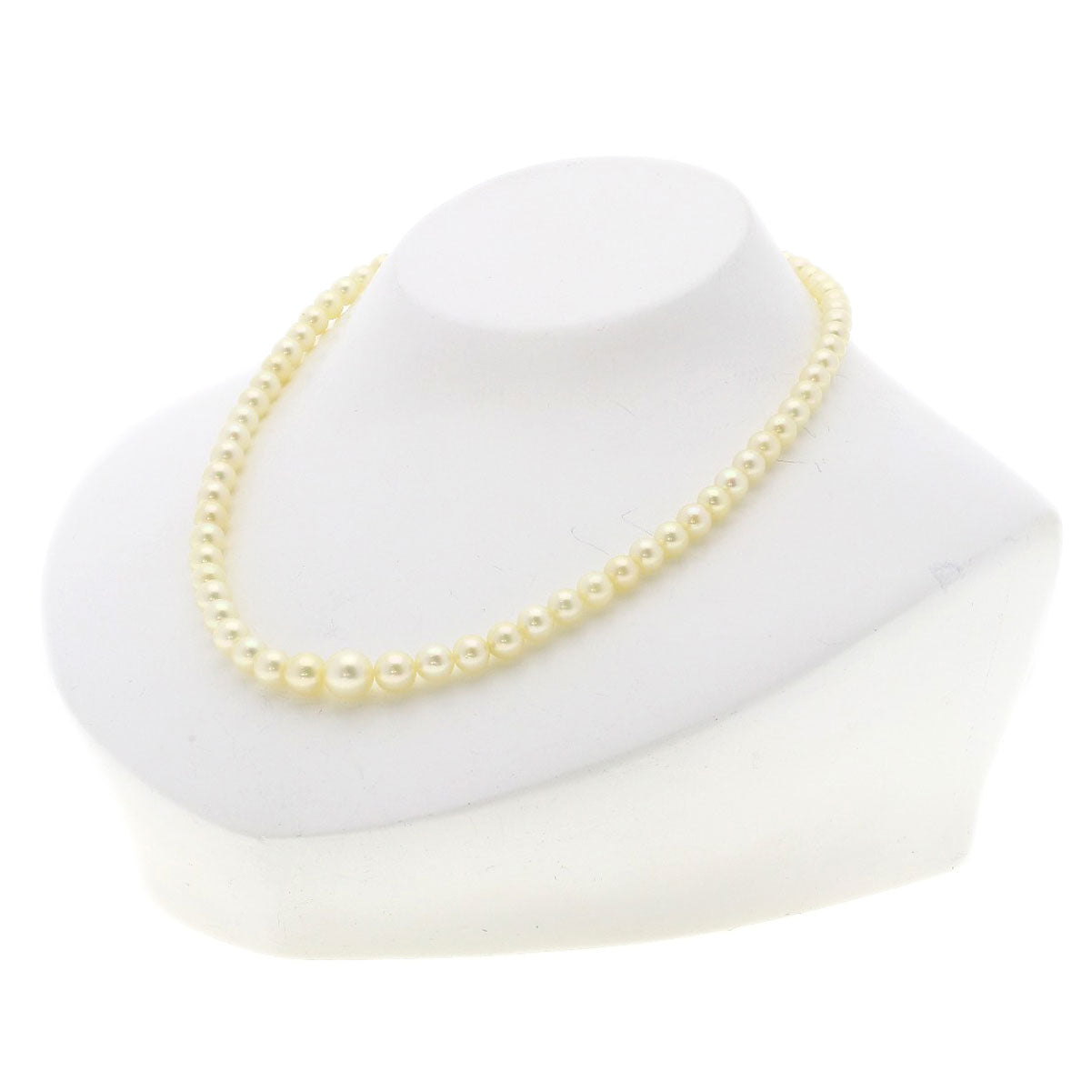 MIKIMOTO Pearl Pearl Necklace Silver Ladies [Used]