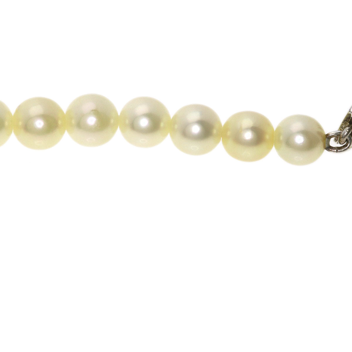MIKIMOTO Pearl Pearl Necklace Silver Ladies [Used]