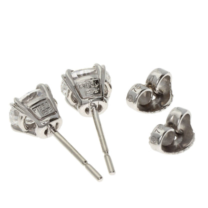 HARRY WINSTON Oval Diamond earring Platinum PT950 K18 White GoldLadies [Used]