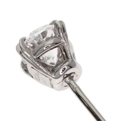 HARRY WINSTON Oval Diamond earring Platinum PT950 K18 White GoldLadies [Used]